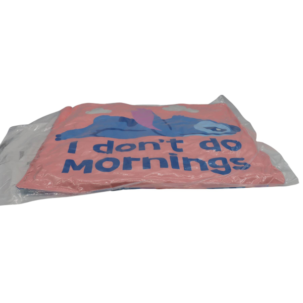liegend Lilo & Stitch Kissen Stitch I don't do mornings